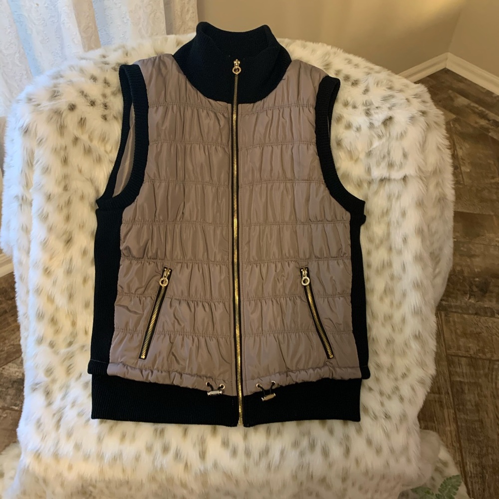 Calvin Klein Vest, grey with black trim.